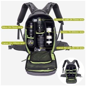 Camera Backpack / Bag for Travel Photography